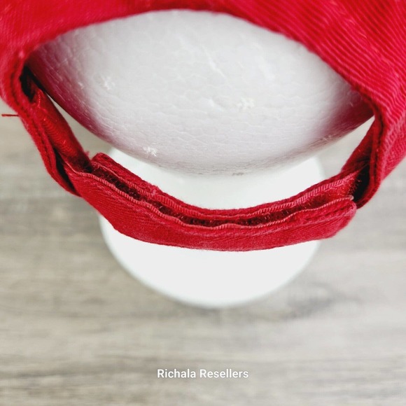 Chase Authentics Dale Earnhardt Jr #8 Hat Red Baseball Strap Back Cap Adjustable - Picture 6 of 8